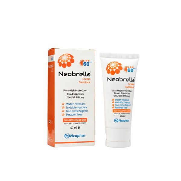 Neophar - Neobrella Sunblock Cream SPF 60 50gm In Pakistan - Image 3