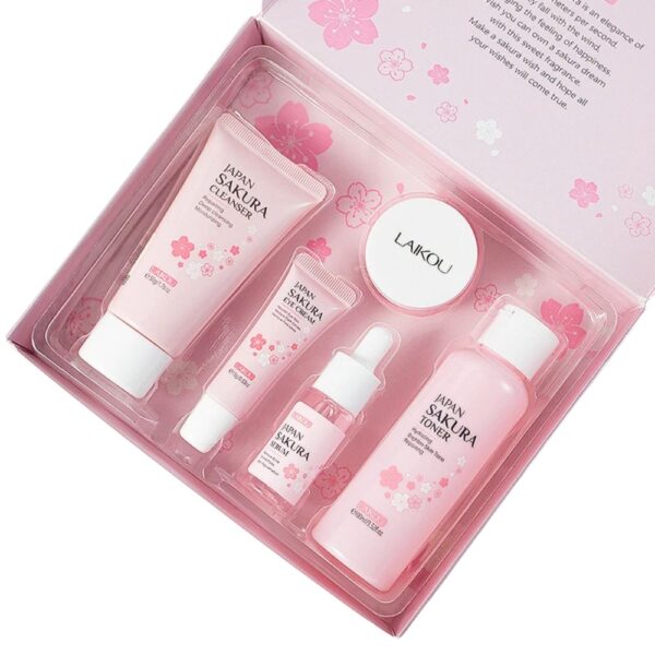 LAIKOU Japan Sakura Skin Care Set Serum In Pakistan - Image 3