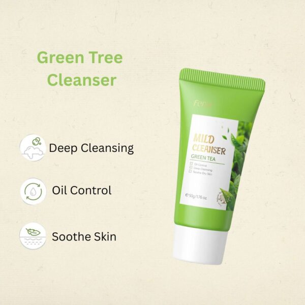 Green Tea Facial Cleanser 50g In Pakistan - Image 3