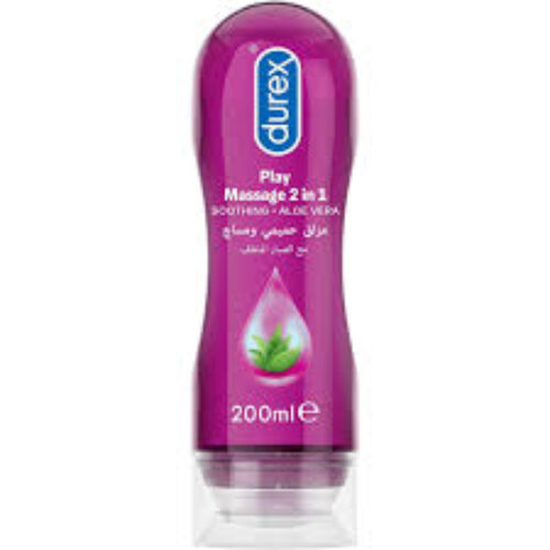 Durex Play Massage 2 in1 Intimate Lube & Massage Gel With Soothing Aloe Vera 200 ML